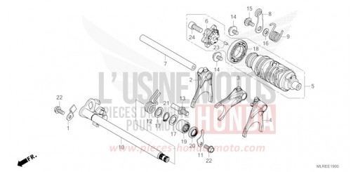 GEARSHIFT DRUM CB500FAR de 2024